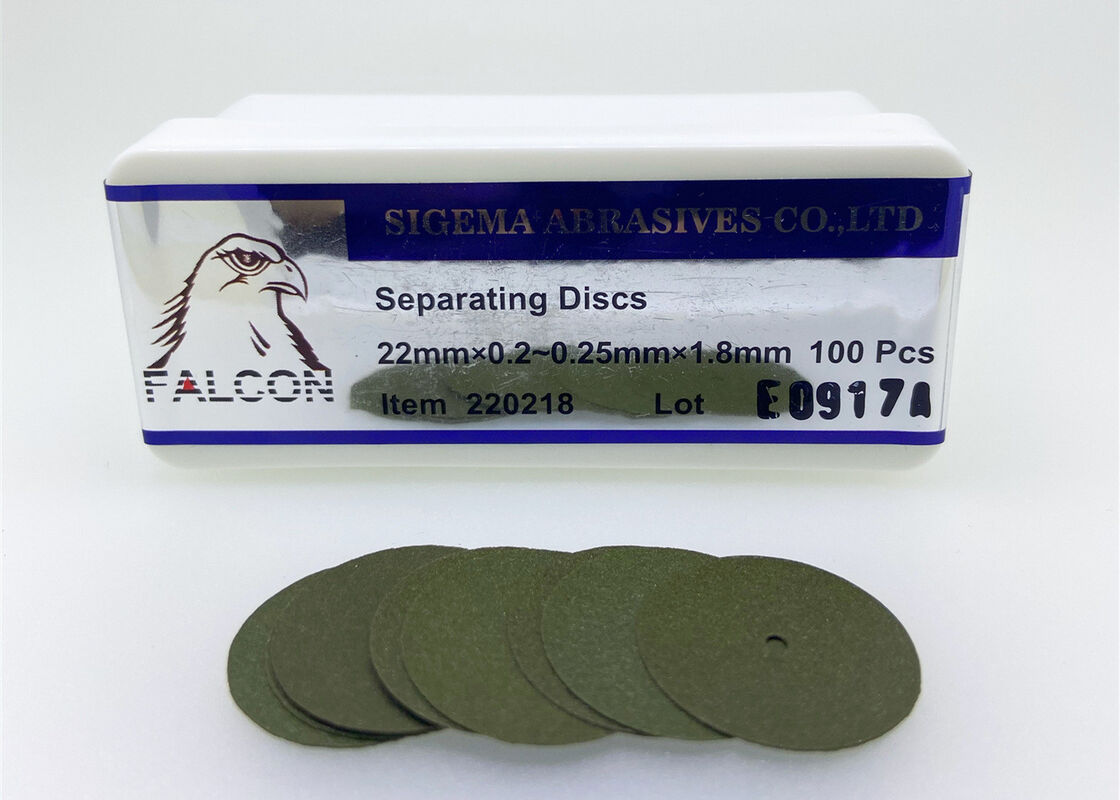Green Lab Dental Diamond Discs 25000 Rpm แผ่นตัดซิลิกอนคาร์ไบด์