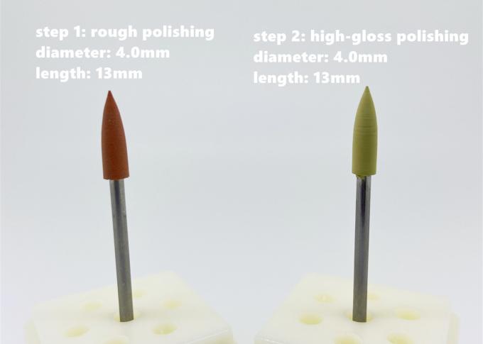 4.0mm Sintered Diamond Disc ทันตกรรม Lab ยางขัด Bur สำหรับ Lithium Disilicate 0