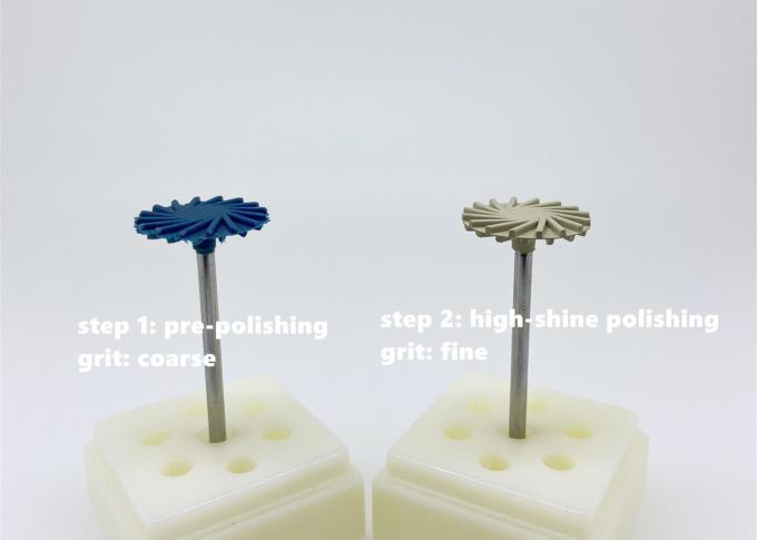 ล้อขัดยางซิลิโคน ลมกรด Sintered Porcelain Diamond Dental Bur 0