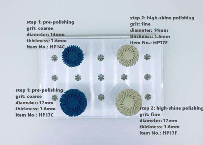 ล้อขัดยางซิลิโคน ลมกรด Sintered Porcelain Diamond Dental Bur 1