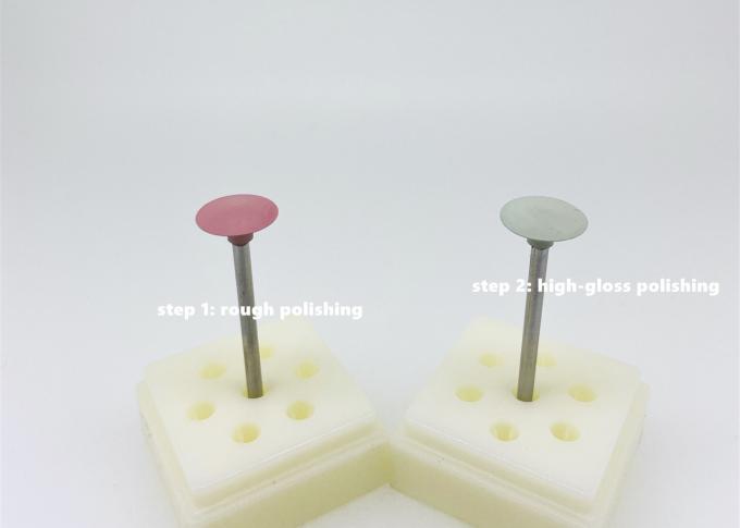 พอลิเมอร์เซรามิกส์ยางซิลิโคนขัดเงา PMMA PEEK แผ่นขัดเพชร 0