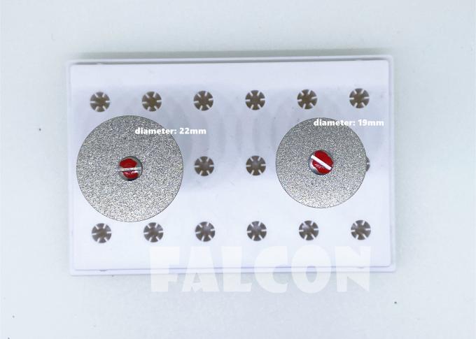 Falcon Detachable แผ่นเพชรแบบยืดหยุ่นได้ Rotary Sintered Dental Lab 22mm 1