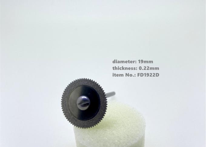 แผ่นเพชรที่มีความยืดหยุ่น Electroplated Zirconia 0.22mm Abrasive Cutting Discs 0