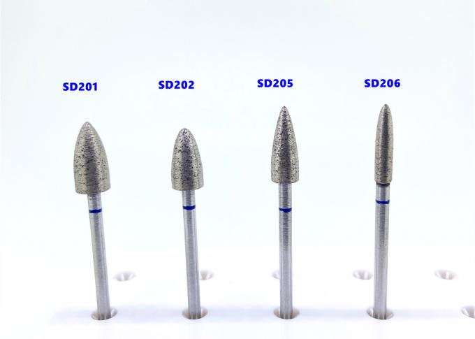 แผ่นเจียรโลหะพลาสเตอร์สีน้ำเงิน HP Shank Sintered Abrasive Grinding Stone 2.35mm 0