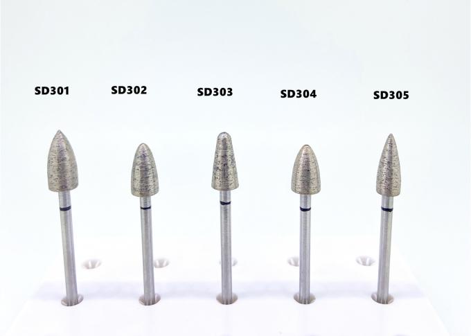 ใบตัดปูนปลาสเตอร์ HP Shank Sintered Diamond Bur หยาบมากสำหรับการเจียรโลหะ 0