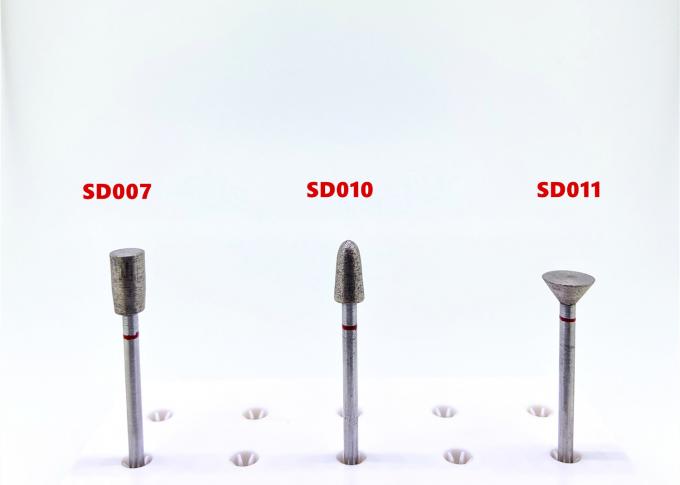 Sintered Polishing Diamond Cut Wheels ปูนปลาสเตอร์ Inverted Cone Diamond Bur 0