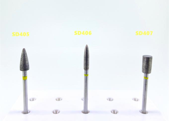 ขัดขัด Burs ทันตกรรมเผาทรงกระบอกเพชร Bur HP Shank 1
