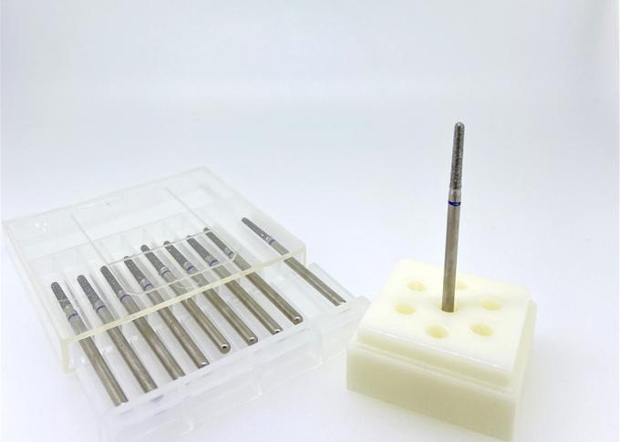 ชุบเคลือบเรียวปลายกลมเพชร Bur 2.35mm Abrasive ตัดล้อ 1
