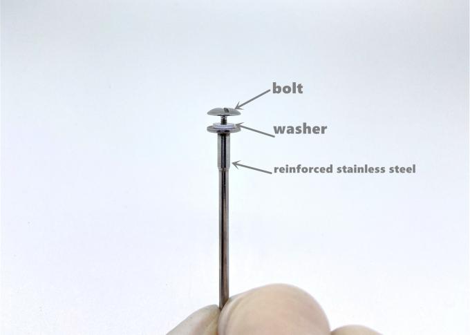 8.0mm Dental Diamond Strips หัวใหญ่เสริม Mandrels สแตนเลสเหล็ก 0