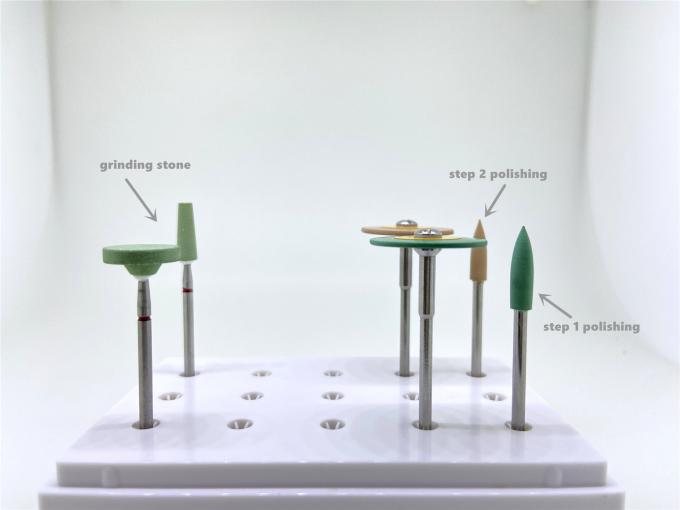 HP Shank Diamond ชุดขัดฟันเก้าอี้ด้าน Zirconia Finishing Kit 0